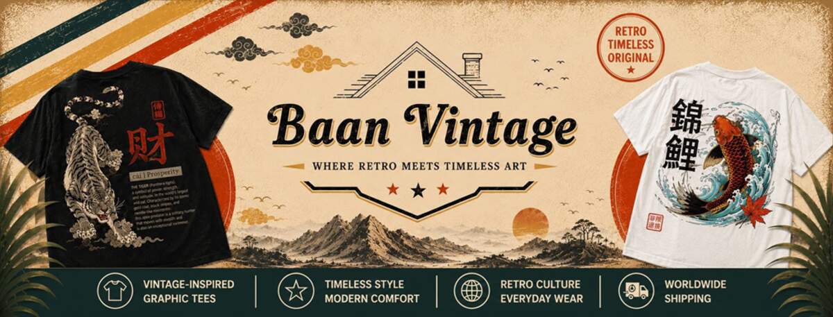 Baan Vintage Banner