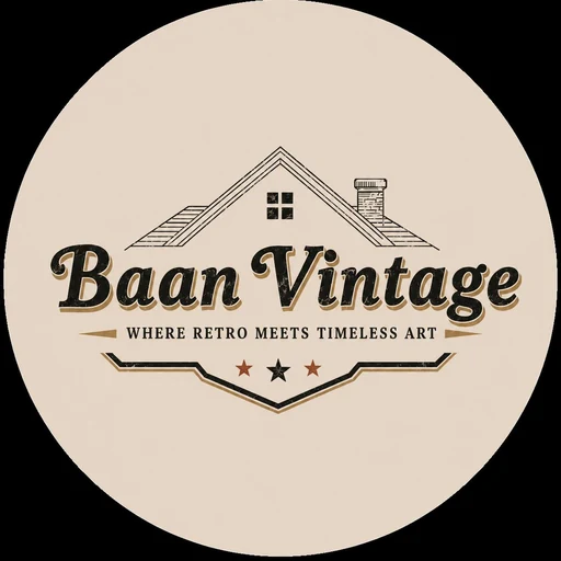 Baan Vintage circular badge logo